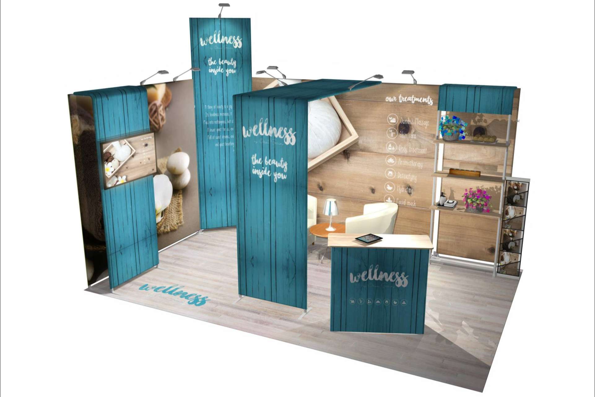 Olika Stands y su propuesta ideal para ferias y congresos médicos, el Stand Contour