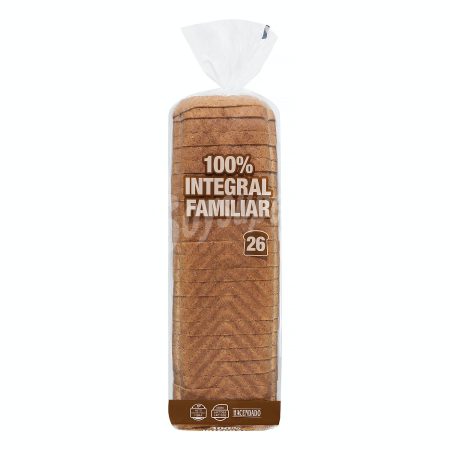 Pan de molde 100% integral