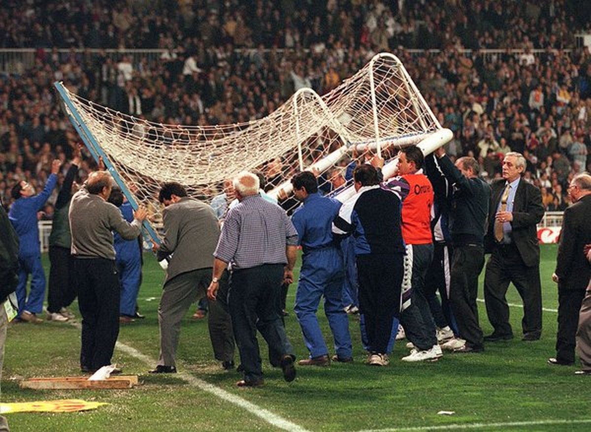 25 años de la portería de Feber en el Real Madrid-Borussia Dortmund