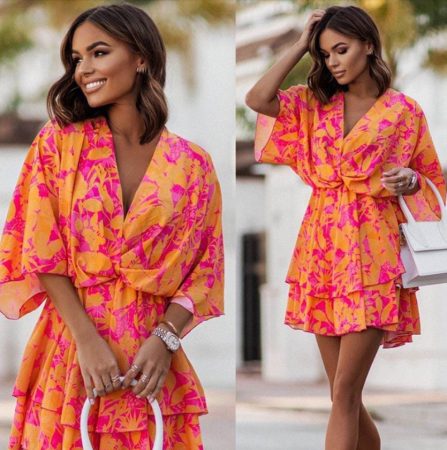 La primavera llega a Pull&Bear con este vestido irresistible por 15 euros 18 Merca2.es vestido manga murciélago