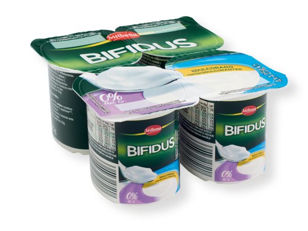 Yogur bífidus natural 0% de Milbona