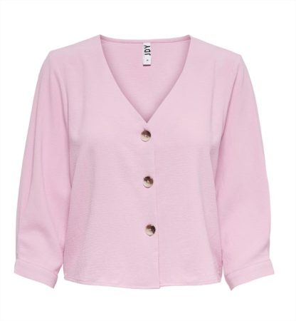 Blusa de mujer lisa con manga francesa el corte ingles