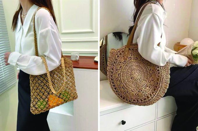 Bolsos de mimbre de Shein