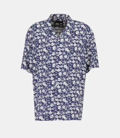 Camisa de hombre bowling flores