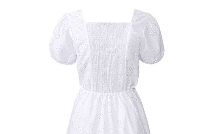 Detalle de la espalda del vestido de Lidl