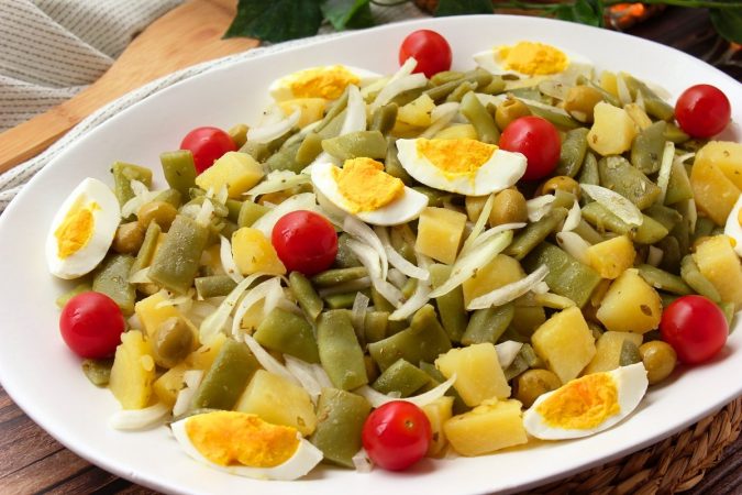 Ensaladilla de patatas y judías verdes