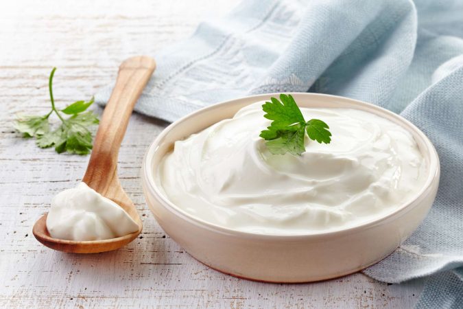 Ingredientes de la crema agria