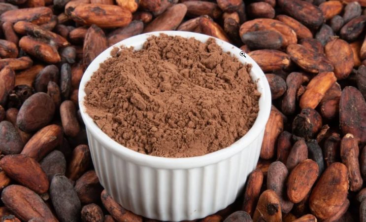 El cacao en polvo
