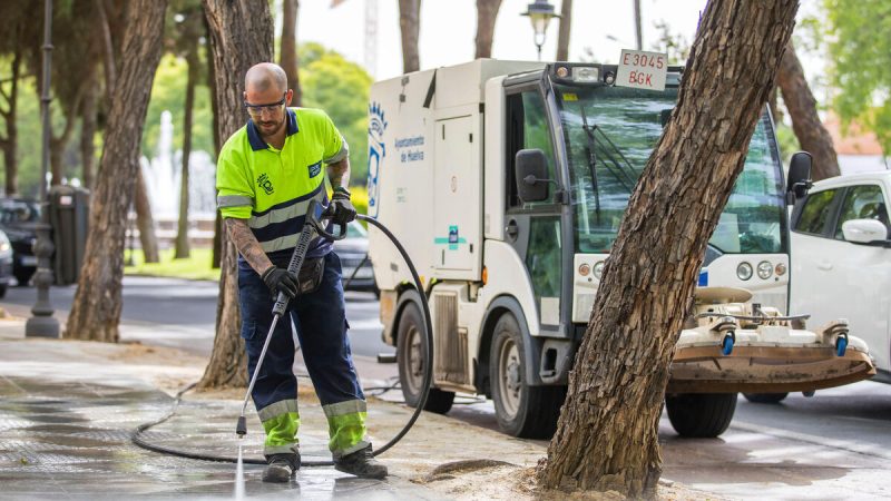 Operarios de limpieza