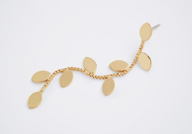 Pendiente dorado de Parfois Merca2.es