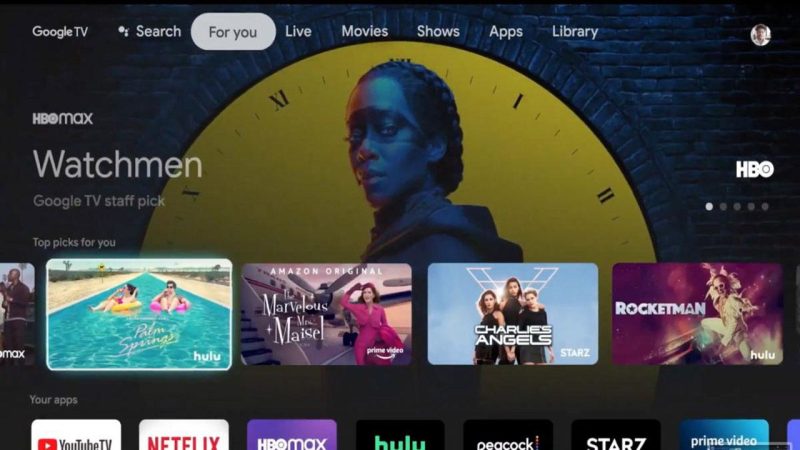 Portada de Google TV