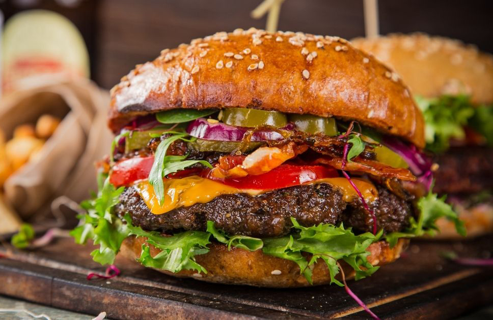 Las hamburguesas, líderes en el servicio de comida rápida