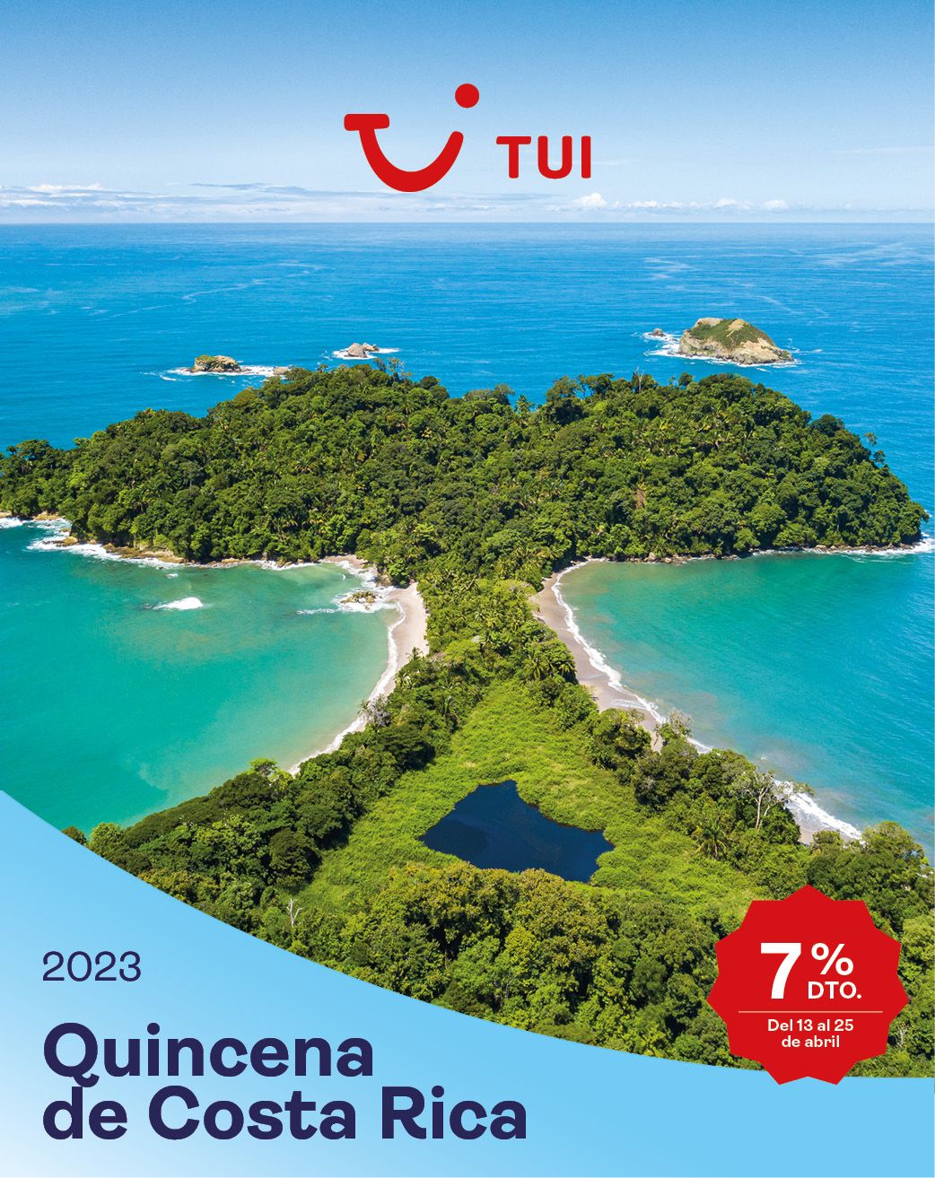7% de descuento en toda la programación de Costa Rica, la última campaña de TUI
