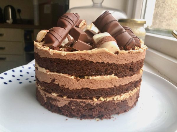 Tarta casera de Kinder Bueno