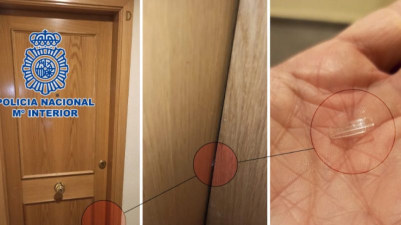 Testigos de plástico usados por ladrones