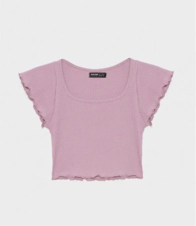 Top de mujer de canale con ribetes curly Merca2.es