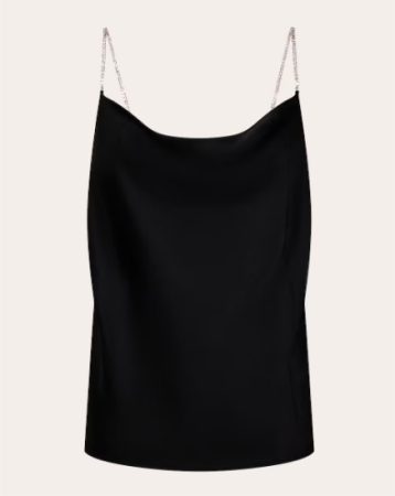 Top de mujer de tirantes con escote drapeado el corte ingles