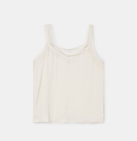 Top lencero liso mujer