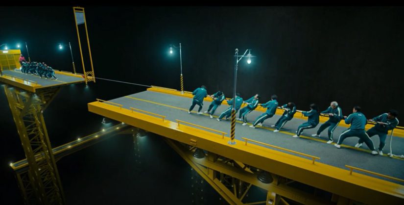 Una de las pruebas de El Juego del Calamar