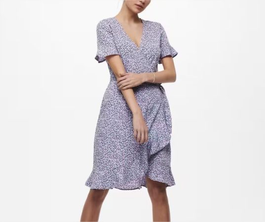 Vestido de mujer corto estampado floral Merca2
