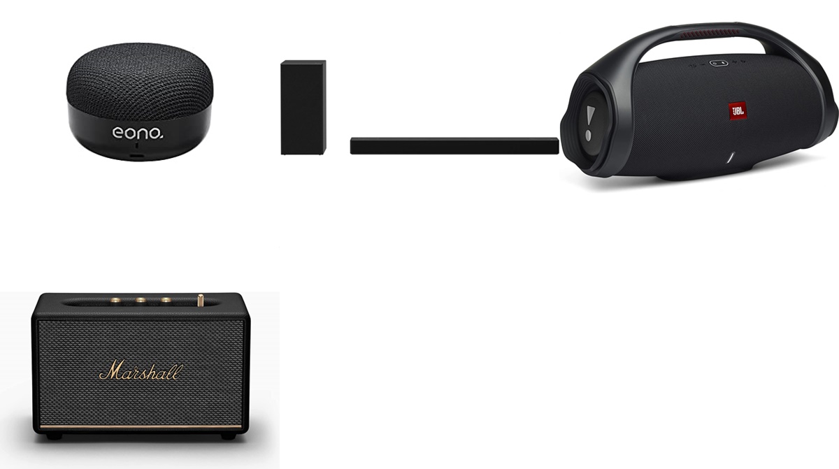 Altavoces y barras de sonido de Amazon a precios geniales