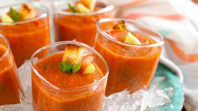 Beneficios que traen a la salud el beber gazpacho
