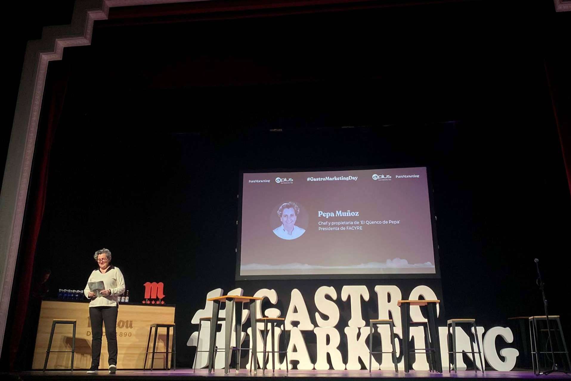 El Gastromarketing Day se posiciona en Madrid, lleno en el Teatro Amaya con el marketing gastronómico de Aplus Gastromarketing y Puromarketing