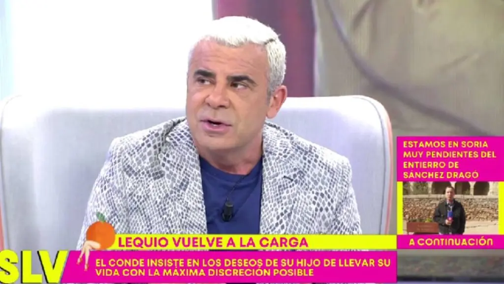 Jorge Javier Vázquez intenta recuperar su sitio en Mediaset España