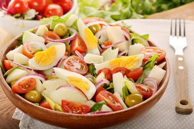 Receta de ensalada campera