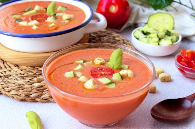 Receta de gazpacho andaluz contra el calor