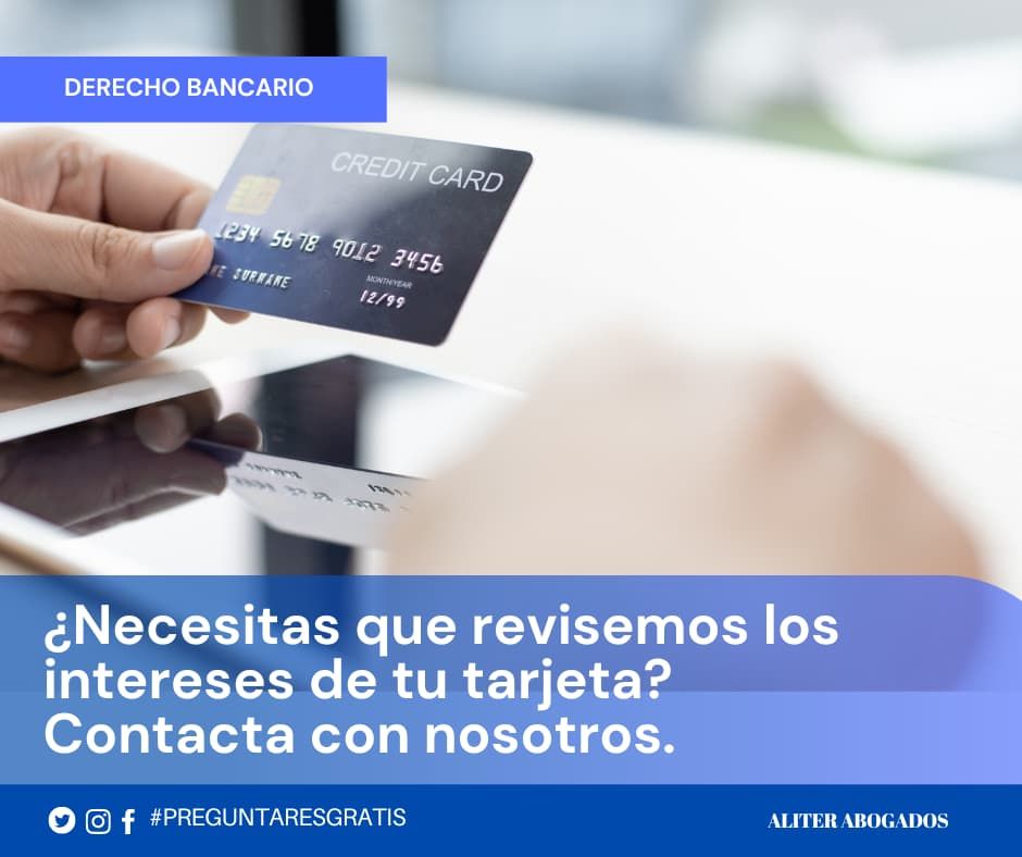 Aliter Abogados explica cómo reclamar los intereses abusivos de las tarjetas revolving