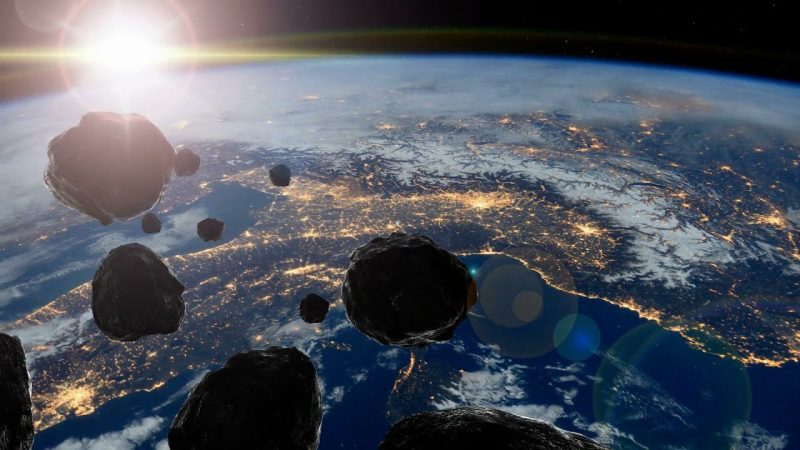 Posibles zonas de caída del meteorito