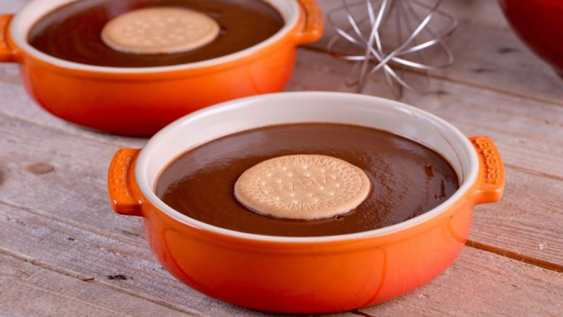 natillas de chocolate
