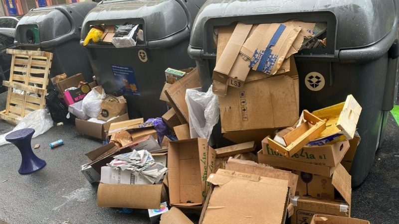 Basura en contenedores Merca2.es