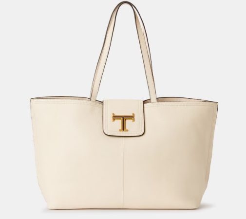 Dale un toque elegante a tu look con estos bolsos de El Corte Inglés 7 Merca2.es Bolso de hombro tipo shopping de piel en color crudo Merca2.es