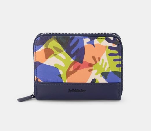 Cartera pequeña con print de hojas multicolor el corte ingles