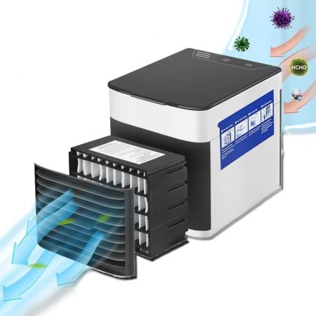 El mini aire acondicionado purifica el aire