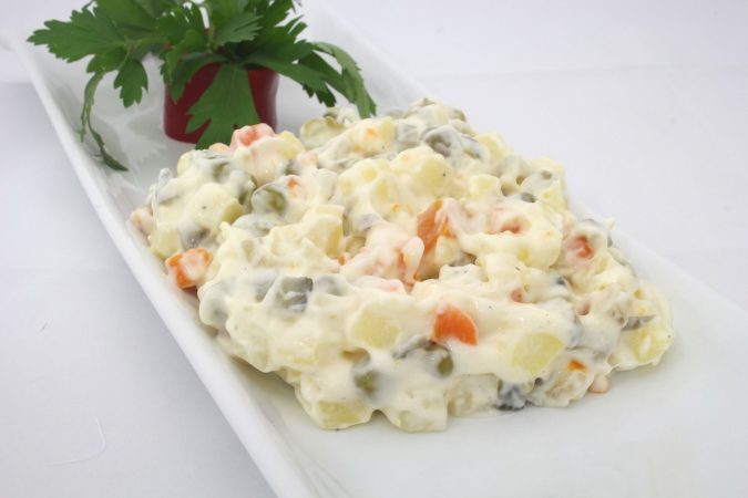 Ensaladilla con mayonesa