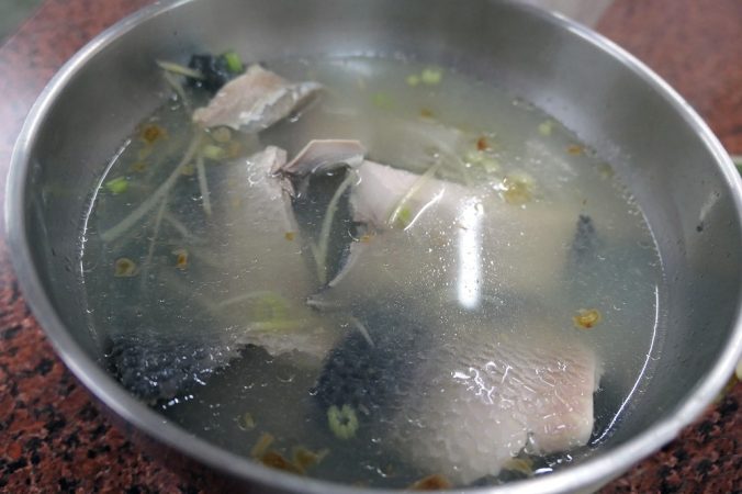 Guiso con los restos del salmón