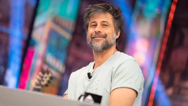 Hugo Silva en su visita a El Hormiguero