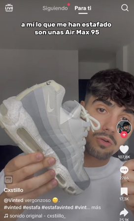 Vinted, en el punto de mira por la estafa que afecta a sus usuarios 2 Merca2.es Usuario de Tiktok que explica como ha sido estafado