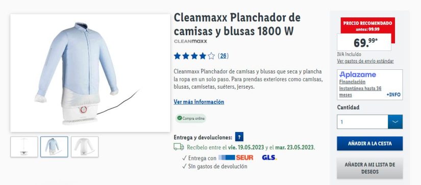 Gracias a Lidl se acabó el planchar 59 Merca2.es ¿Quieres ganar tiempo de planchado?