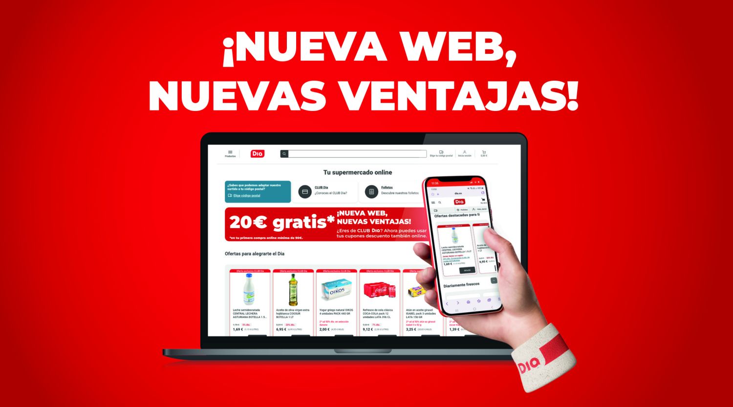Dia España revoluciona su e-commerce con una nueva web de última tecnología