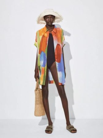 Vestido camisero estampado de Parfois