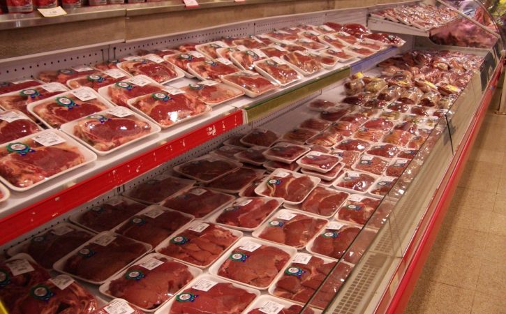 Sección de carnicería de Bonpreu