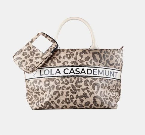 Shopper con estampado animal print con logo a contraste Merca2.es