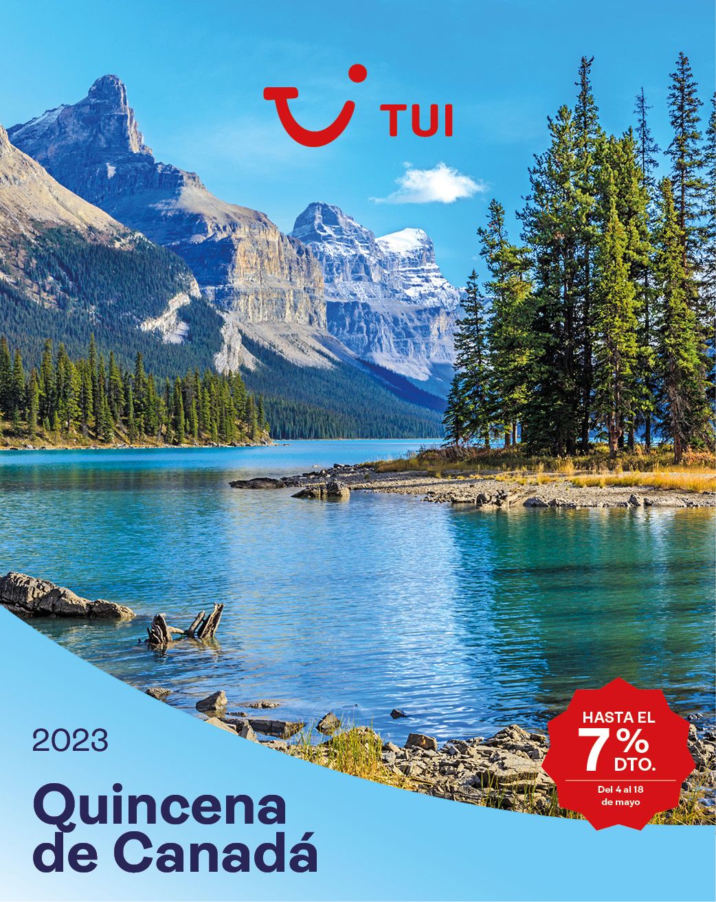 TUI apuesta por Canadá y lanza una campaña con hasta 7% de descuento en toda la programación