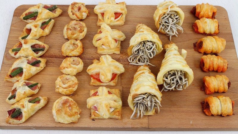 Las recetas de los canapés de hojaldre que van a cambiar tus entrantes