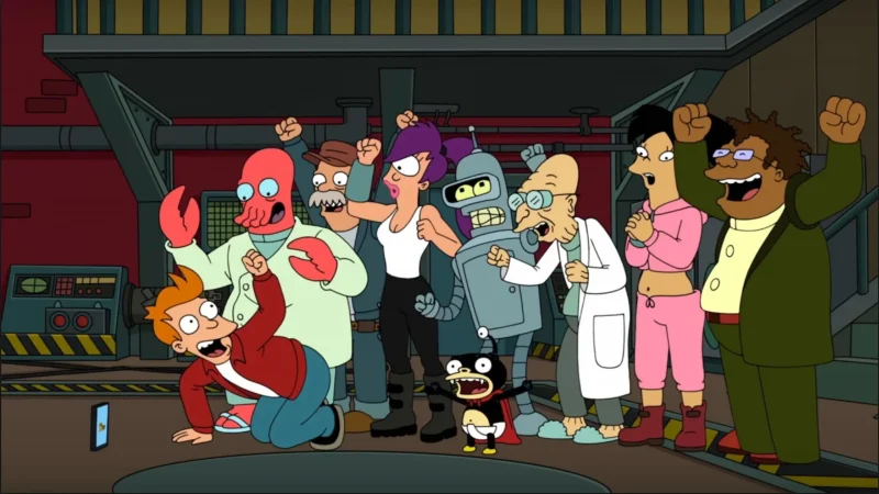 Los personajes de Futurama