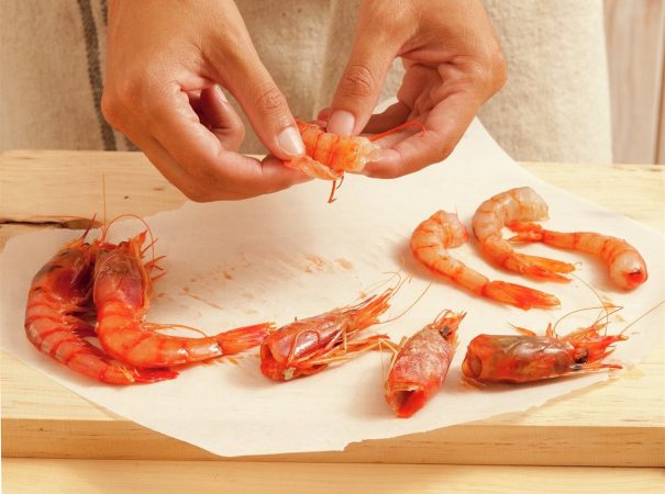 ¿Cómo limpiar las gambas?